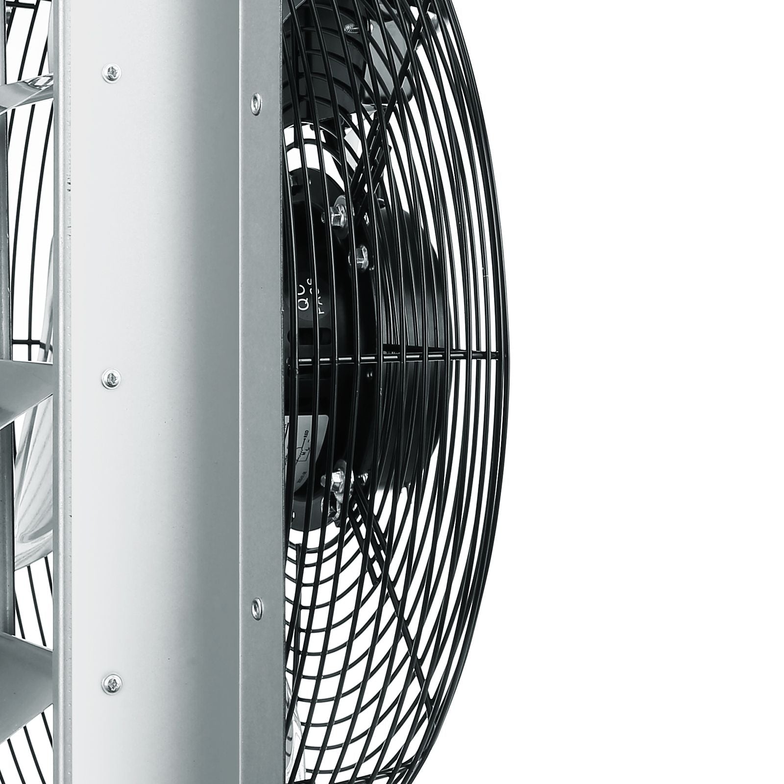 GarageSupply 16” Industrial Shutter Exhaust Fan | 2000 CFM High - Velocity Wall Mount - GarageSupply