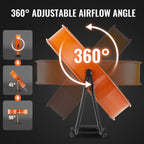 GarageSupply 24” High - Velocity Shop Fan | 8900 CFM Stepless Variable Speed - GarageSupply