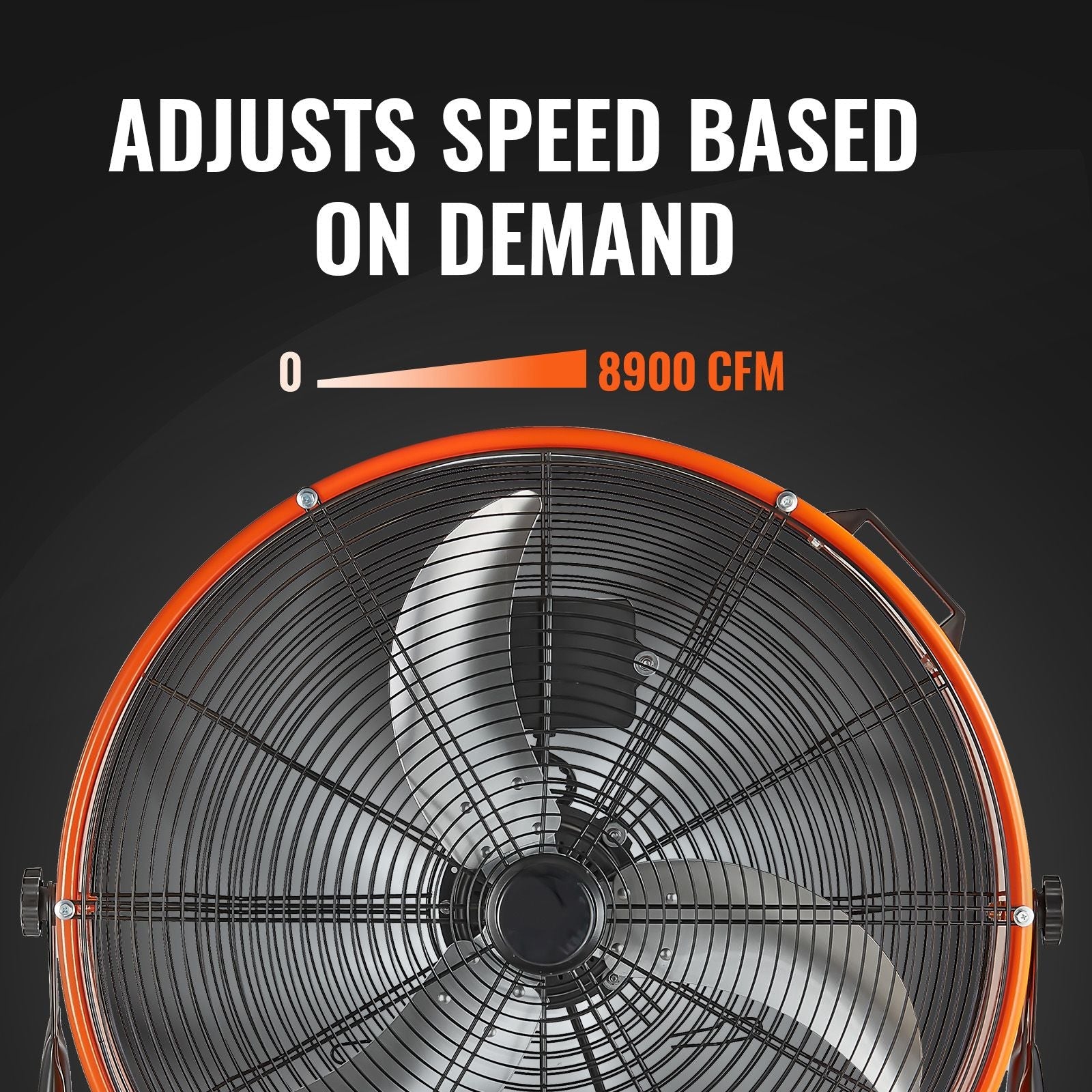 GarageSupply 24” High - Velocity Shop Fan | 8900 CFM Stepless Variable Speed - GarageSupply