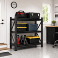 GarageSupply 3 - Tier Wide Steel Storage Rack - GarageSupply