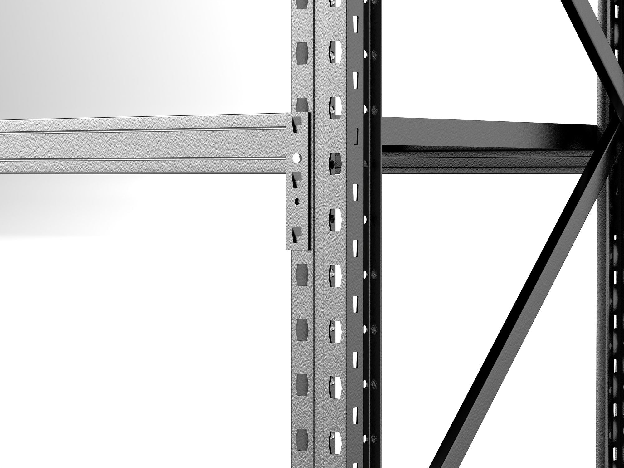 GarageSupply 3 - Tier Wide Steel Storage Rack - GarageSupply