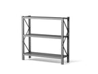 GarageSupply 3 - Tier Wide Steel Storage Rack - GarageSupply