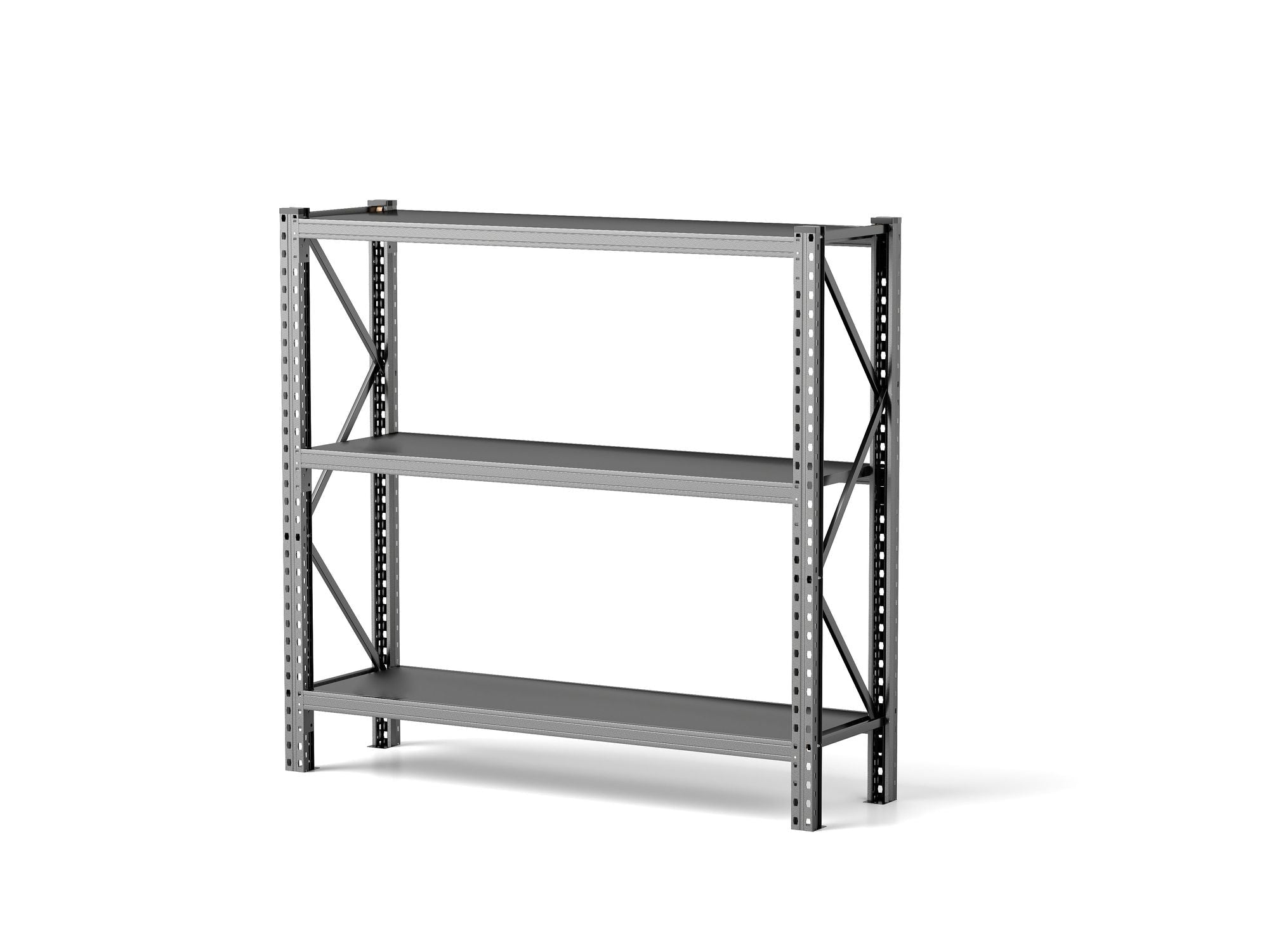 GarageSupply 3 - Tier Wide Steel Storage Rack - GarageSupply