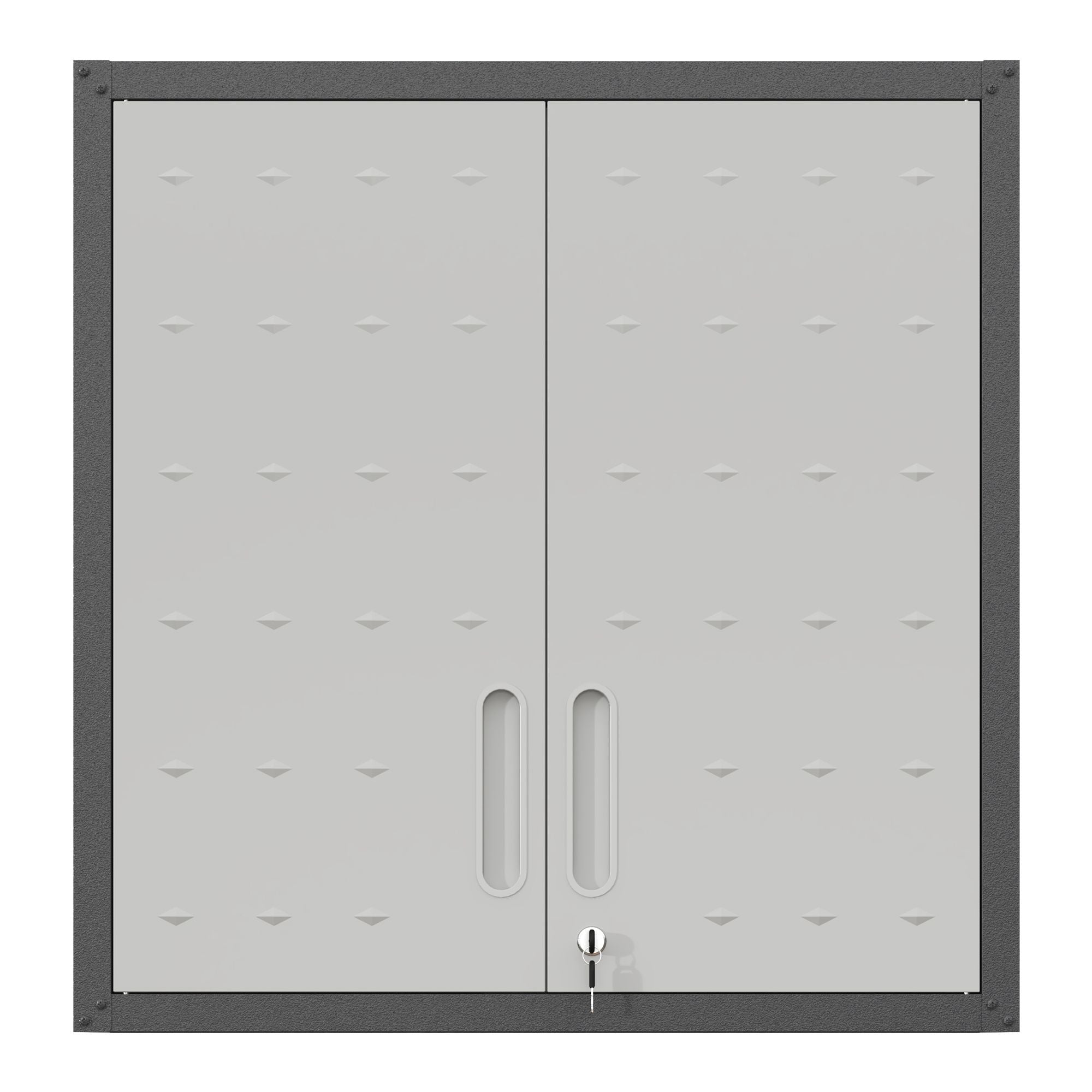 GarageSupply 30"x29.5"x11.8" Wall - Mounted Locking Steel Storage Cabinet - GarageSupply