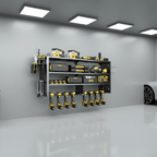 GarageSupply 4 - Layer Wall Mount Tool Organizer | End Drill Clutter - GarageSupply