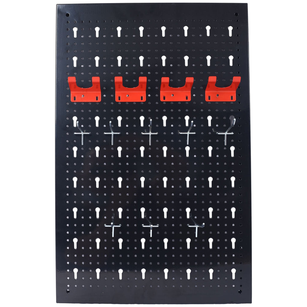 GarageSupply 4ft Metal Garage Pegboard System | Heavy - Duty Steel Wall Organizer. - GarageSupply