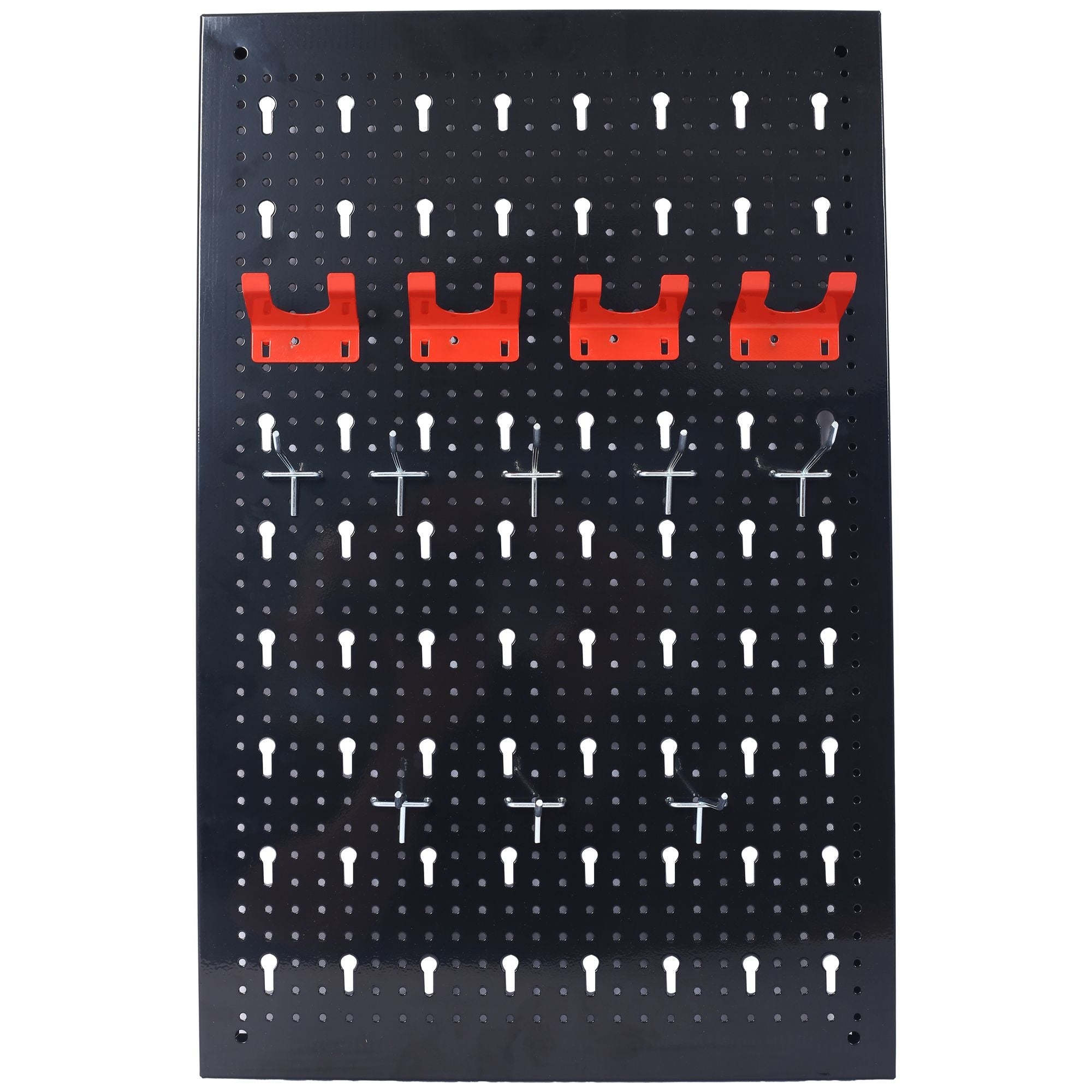 GarageSupply 4ft Metal Garage Pegboard System | Heavy - Duty Steel Wall Organizer. - GarageSupply