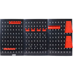 GarageSupply 4ft Metal Garage Pegboard System | Heavy - Duty Steel Wall Organizer. - GarageSupply