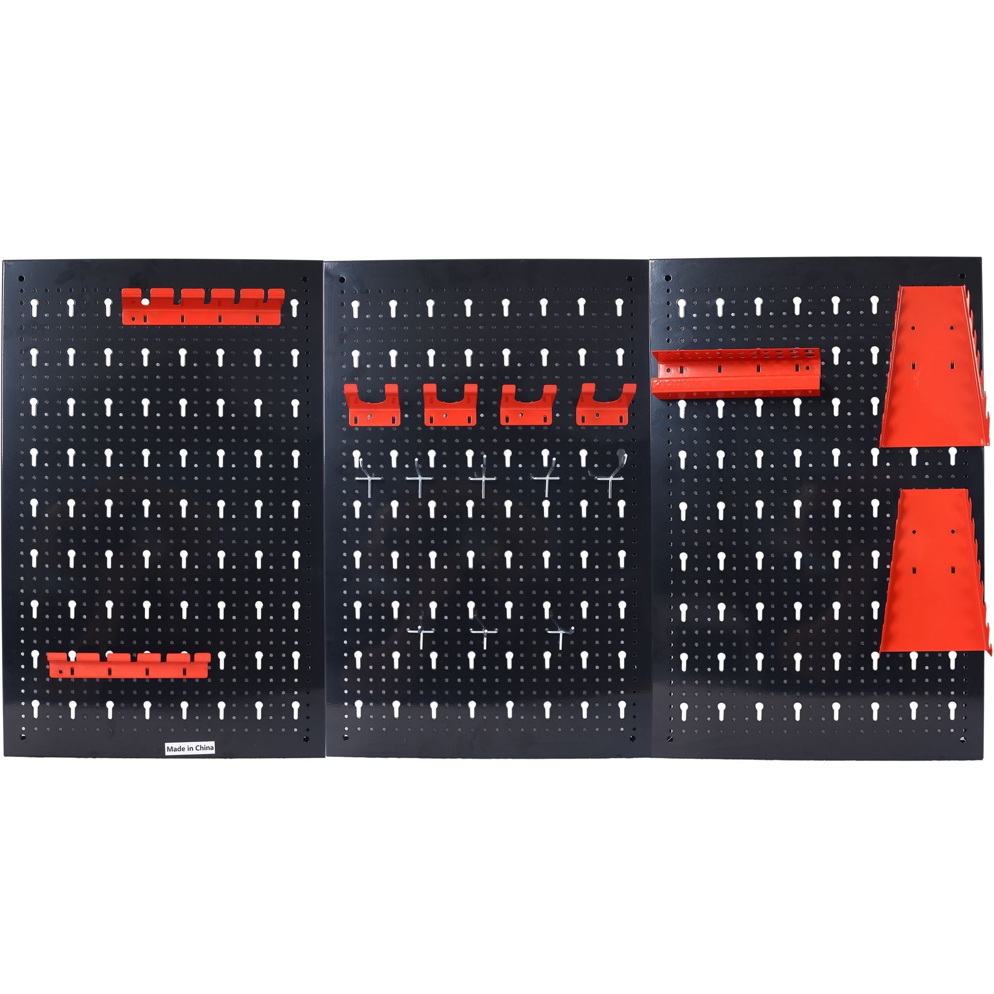 GarageSupply 4ft Metal Garage Pegboard System | Heavy - Duty Steel Wall Organizer. - GarageSupply