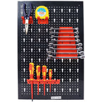 GarageSupply 4ft Metal Garage Pegboard System | Heavy - Duty Steel Wall Organizer. - GarageSupply