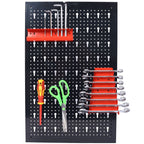 GarageSupply 4ft Metal Garage Pegboard System | Heavy - Duty Steel Wall Organizer. - GarageSupply