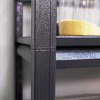 GarageSupply 5 - Tier Steel Shelving Unit with Side Rails - GarageSupply