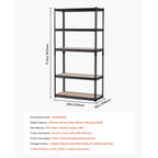 GarageSupply 5 - Tier Steel Shelving Unit - GarageSupply
