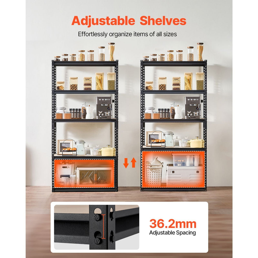 GarageSupply 5 - Tier Steel Shelving Unit - GarageSupply