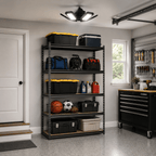 GarageSupply 5 - Tier Steel Shelving Unit - GarageSupply