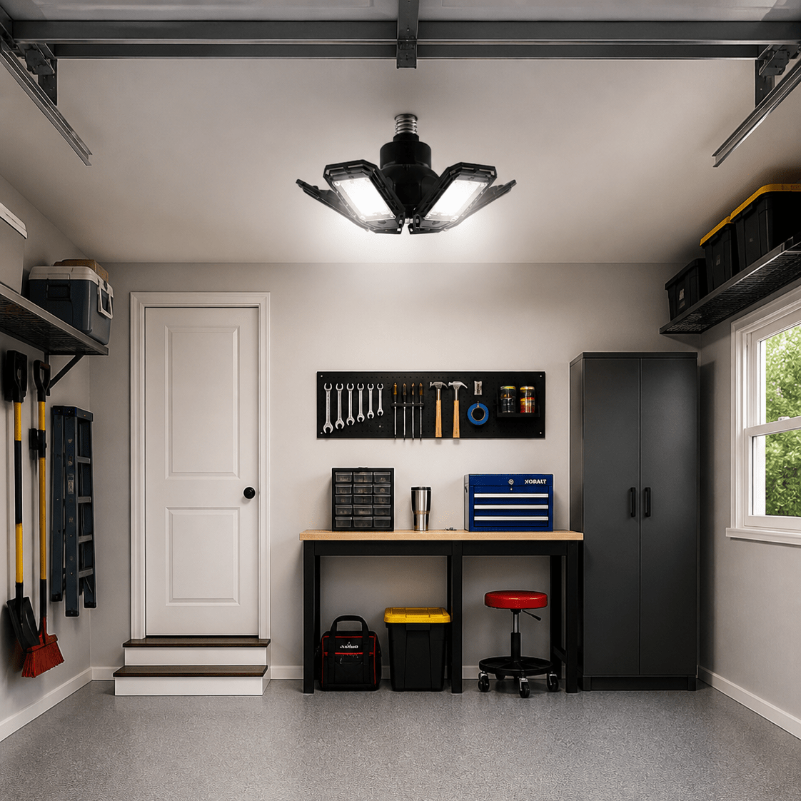 GarageSupply LED Garage Ceiling Light 2 - Pack - GarageSupply