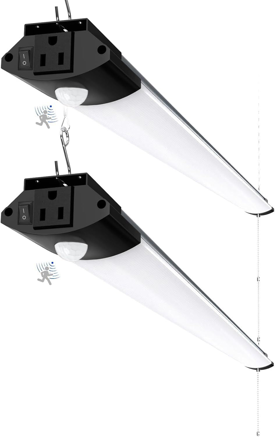 GarageSupply Motion - Sensor LED Shop Light 4 Ft. (2 - Pack) - GarageSupply