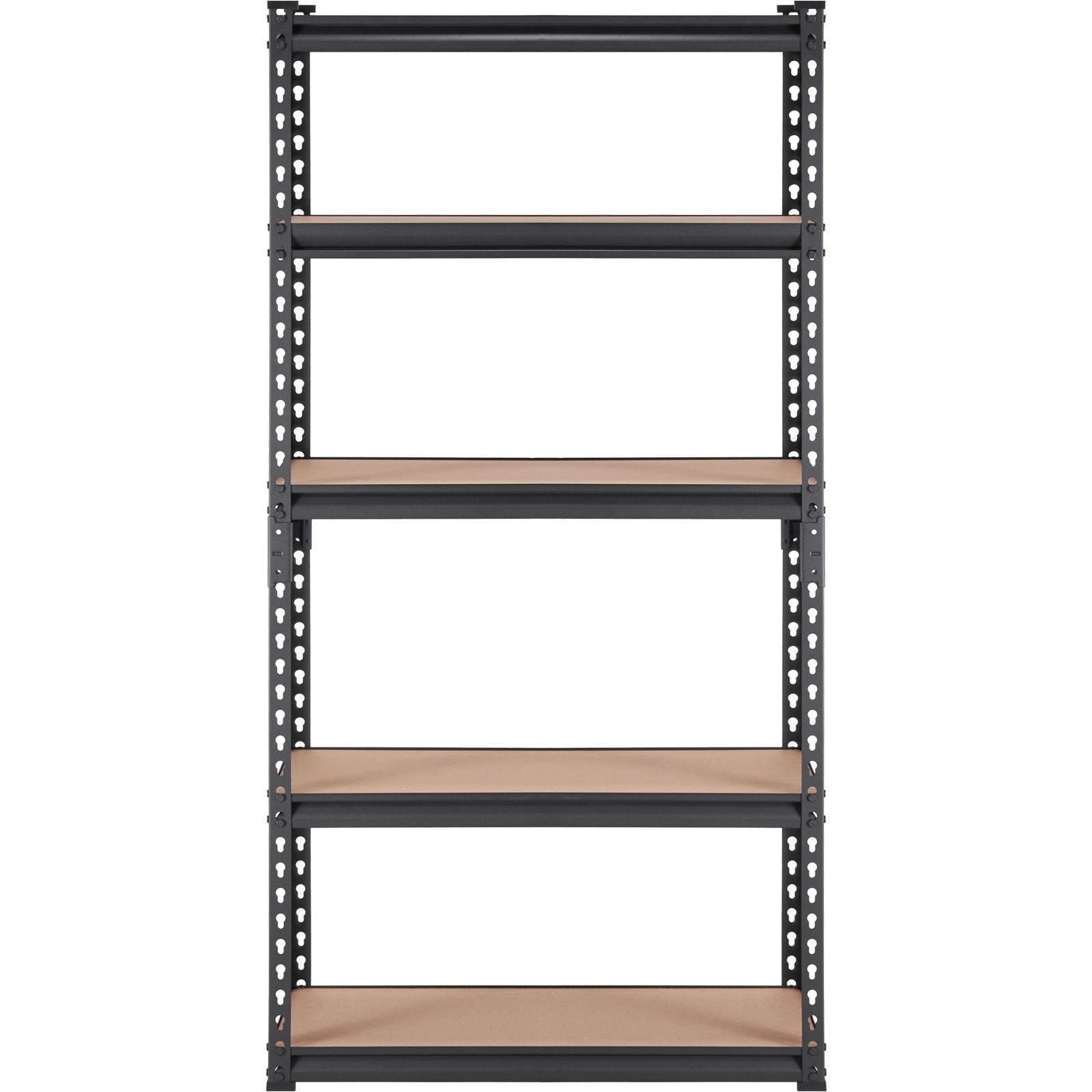 Storage Shelving Unit, 5 - Tier Adjustable, 2000 lbs Capacity, Heavy Duty Garage Shelves Metal Organizer Utility Rack, Black, 30" L x 12" W x 60" H for Kitchen Pantry Basement Bathroom Laundry - GarageSupply