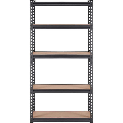 Storage Shelving Unit, 5 - Tier Adjustable, 2000 lbs Capacity, Heavy Duty Garage Shelves Metal Organizer Utility Rack, Black, 30" L x 12" W x 60" H for Kitchen Pantry Basement Bathroom Laundry - GarageSupply